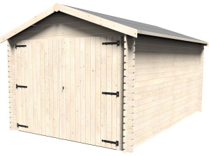 Holzgarage "Gamache" - 14.24 m² - 2.98 x 4.78 x 2.56 m - 28 mm