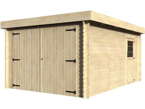 Holzgarage "Galan" - 15,28 m² - 3,26 x 4,78 x 2,24 m - 28 mm