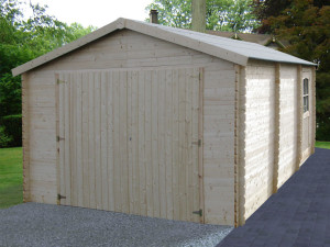 Holzgarage - Garodeal - 20 M² - 5.19 x 3.86 x 2.66 M - 34 mm