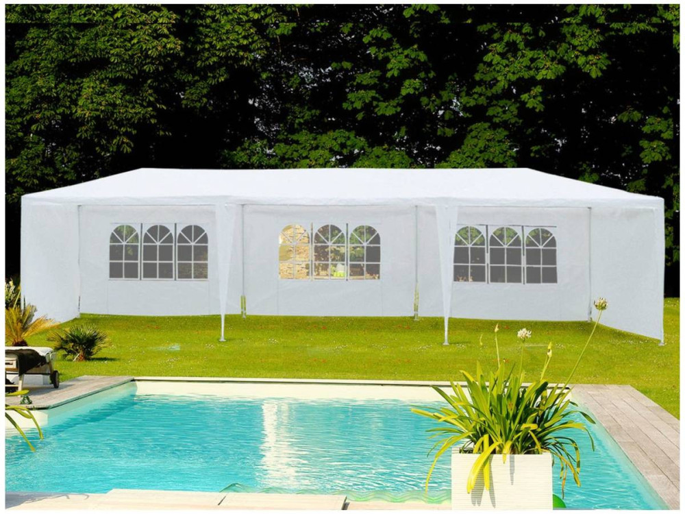 Partyzelt "Carolina" aus Polyethylen - 3 x 9 m