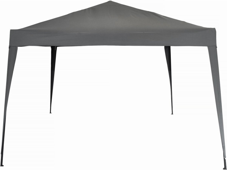 Zusammenklappbare Gartenlaube "Svetlana 3" - 9 m² - 3 x 3 m - Grau