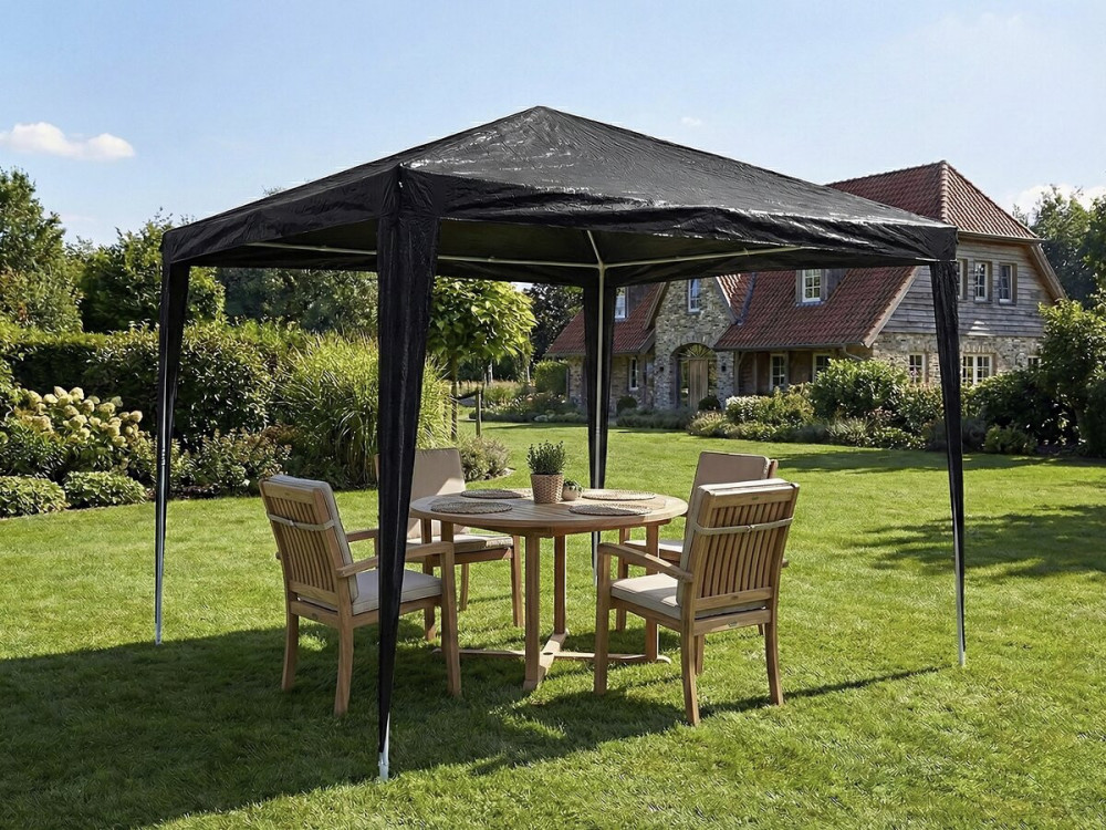 Gartenlaube "Natacha 3" - 3 x 3 m - Grau