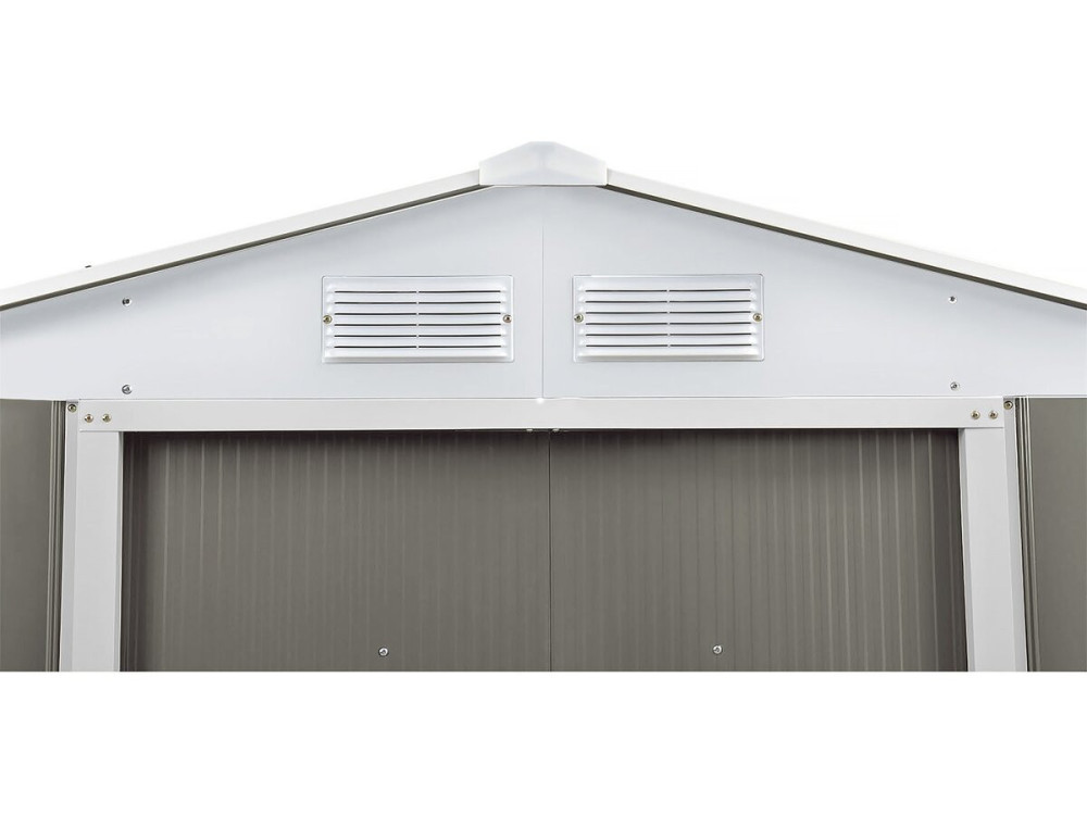 Metallgerätehaus "Dallas"- 2.71 m² mit Solarpanel
