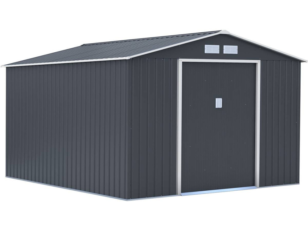 Gerätehaus aus Metall "Vegas" - 12,98 m² - Grau
