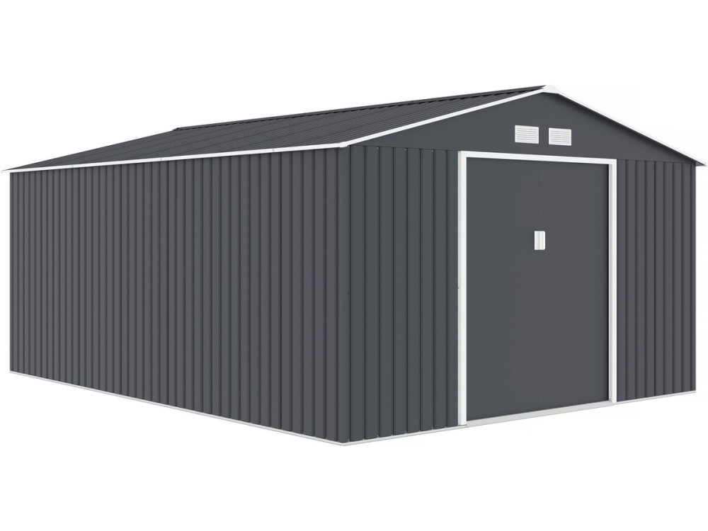 Gerätehaus aus Metall "Vegas"- 15 m² - Grau