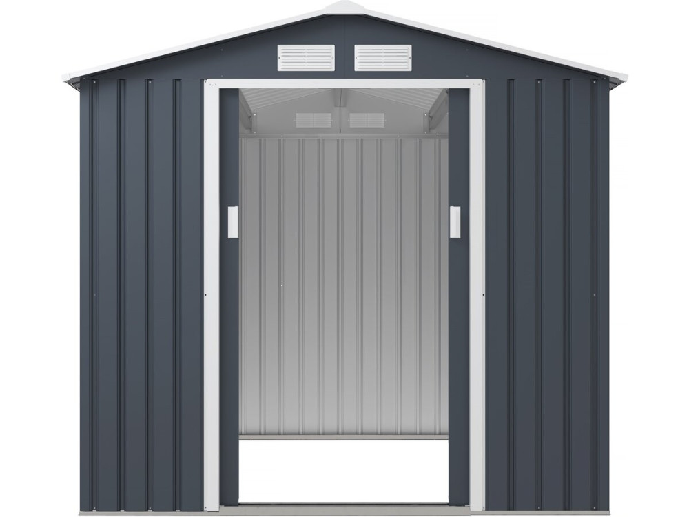 Gerätehaus aus Metall "Vegas" - 4,07 m² - Grau
