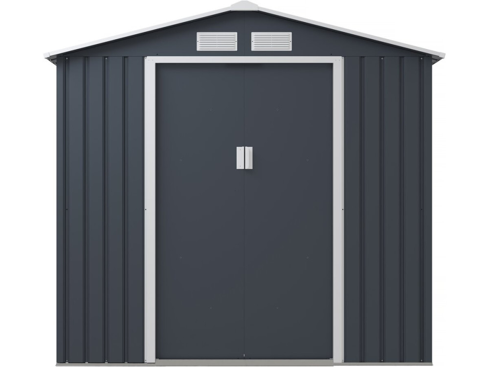 Gerätehaus aus Metall "Vegas" - 4,07 m² - Grau