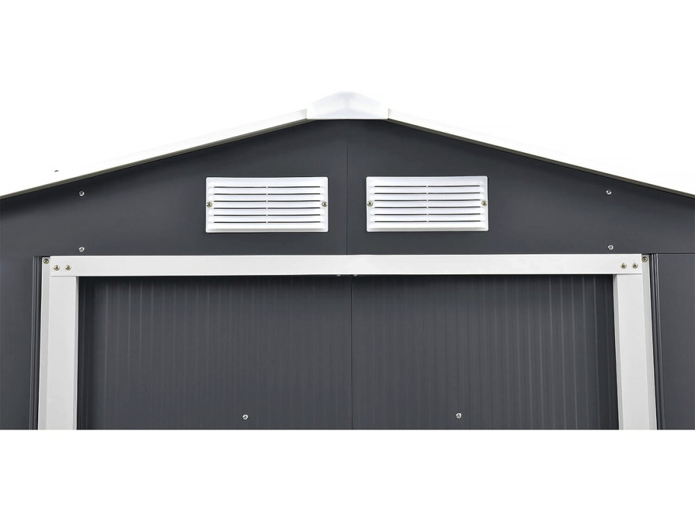 Metallgerätehaus - "Vegas" - 4.07 m² mit Sonnenkollektoren