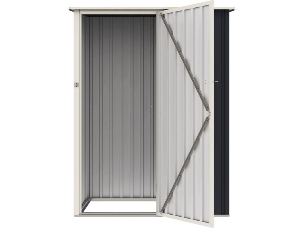Gerätehaus aus Metall "Vega II"- 1,35 m² -Grau