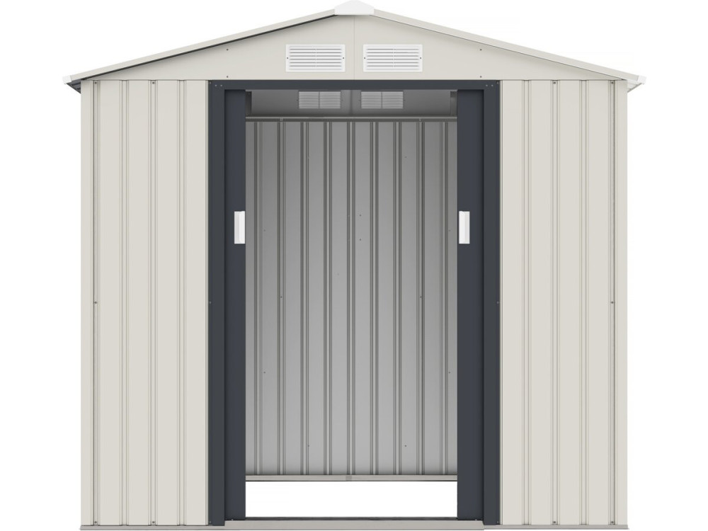 Nebraska Metall-Gartenhaus – 2,71 M² mit Dachrinne