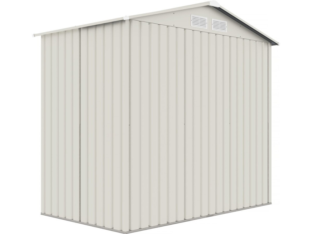 Nebraska Metall-Gartenhaus - 4,07 M² mit Solarmodulen