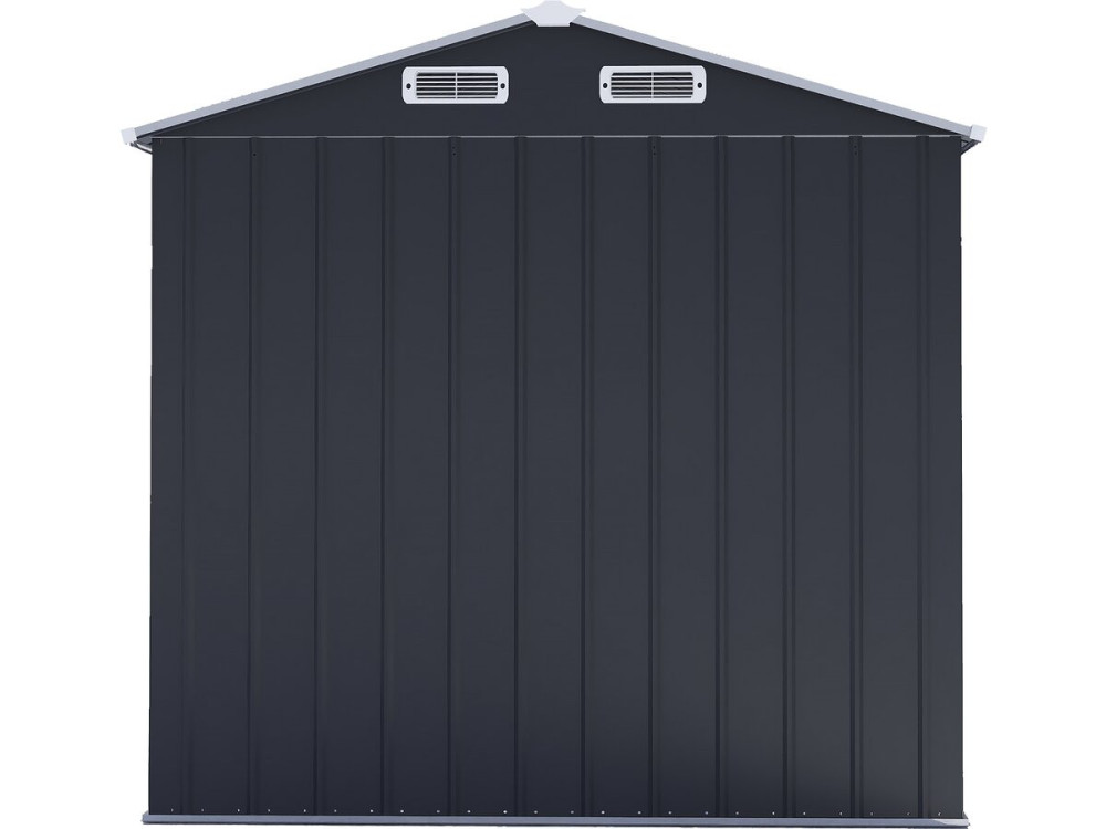 Metallgerätehaus mit Schiebetüren "Boston" - 4.12 m² - Grau