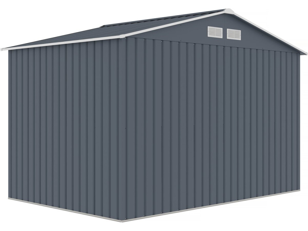 Metall-Gartenhaus "Vegas II" - 5,29 m² - Grau