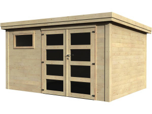 Gartenhaus "Paolo" - 10 m² - 3.65 x 2.75 x 2.16 m - 28 mm