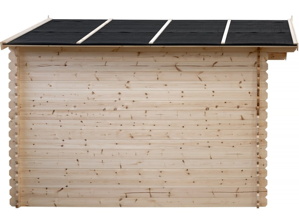 Gartenhaus aus Holz 14 m² "Oz"  - 388 x 298 x 225 cm - 28 mm