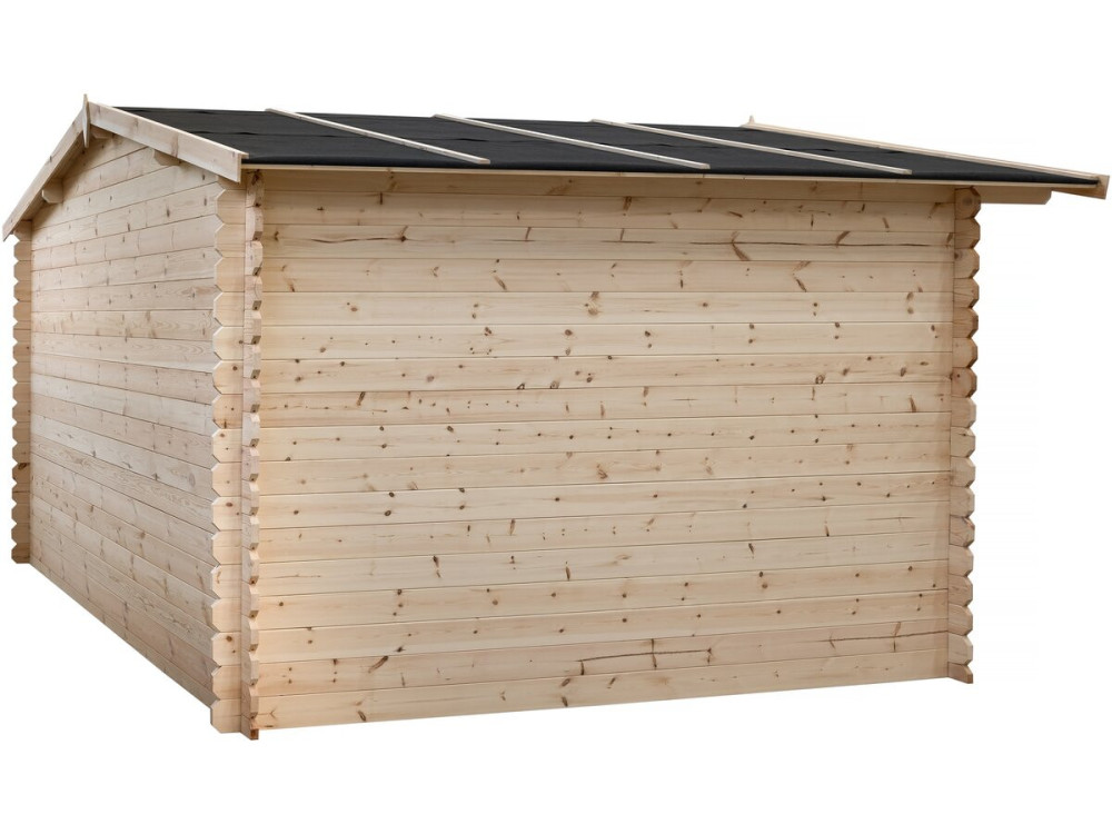 Gartenhaus aus Holz 14 m² "Oz"  - 388 x 298 x 225 cm - 28 mm