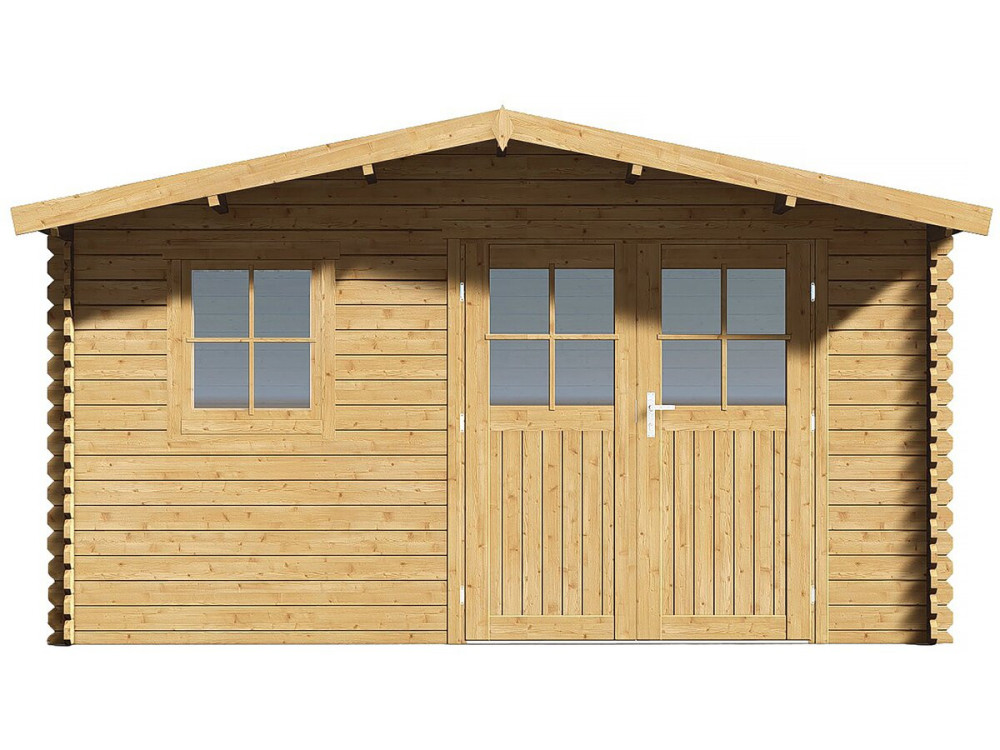 Gartenhaus aus Holz "Belval" - 18,75 m² - 28 mm