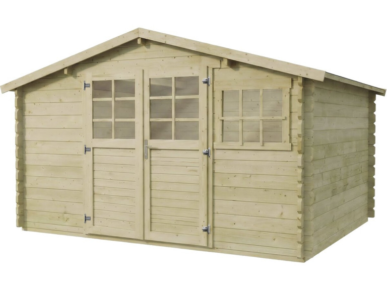 Gartenhaus aus kesseldruckimprägniertem Holz "Belmont" - 12.53 m² - 34 mm