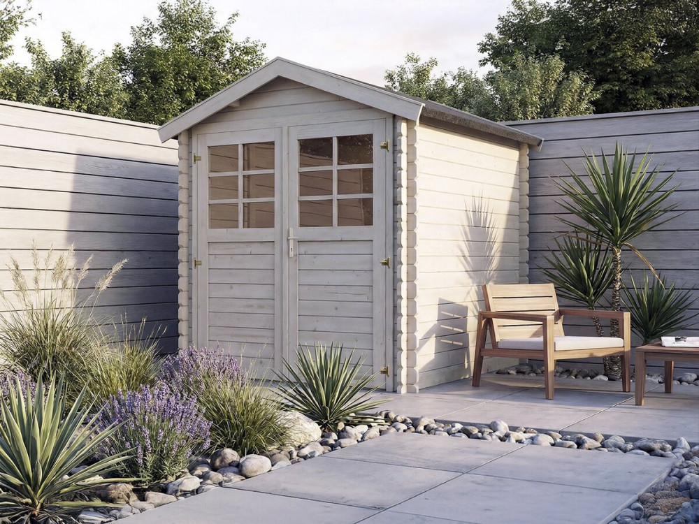 Gartenhaus aus Holz "Beaumont" - 4.48 m² - 223 x 201 cm - 28 mm