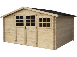 Gartenhaus aus Holz "Rocval" - 456 x 425 x 232 cm - 19.42 m² - 28 mm