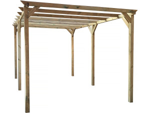 Carport aus Holz "Solar II" 3 x 5 x 2,4 m
