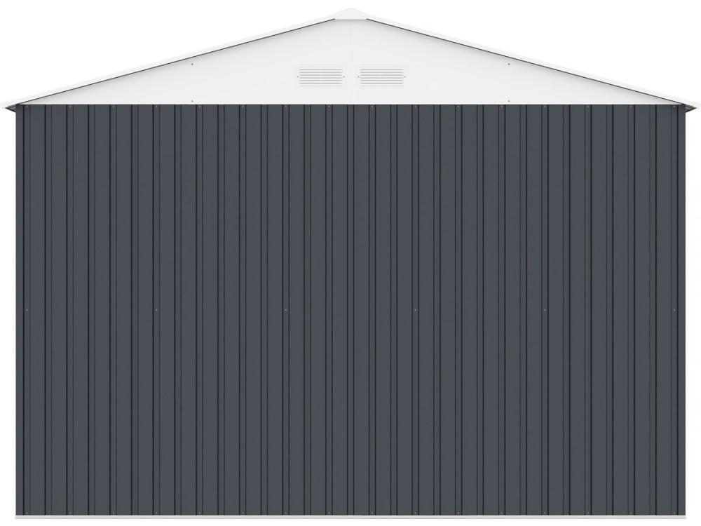 Metallgarage „Houston“ - 15,36 m² Mit Solarpaneele - Anthrazit