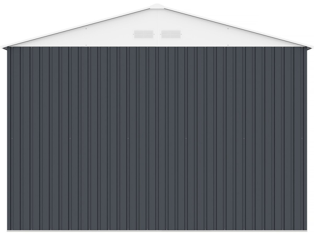 Metallgarage „Houston“ - 18,56 m² mit Solarpaneele - Anthrazit