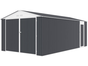 Metallgarage „Houston" 18,56 m²  - Anthrazit