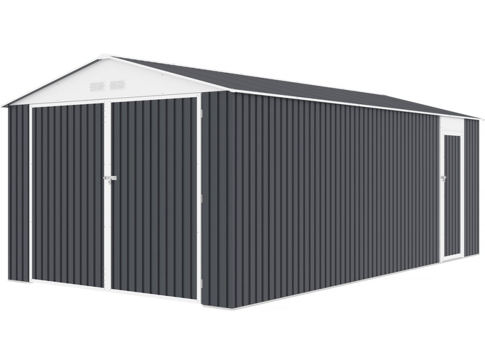 Metallgarage „Houston" 18,56 m²  - Anthrazit