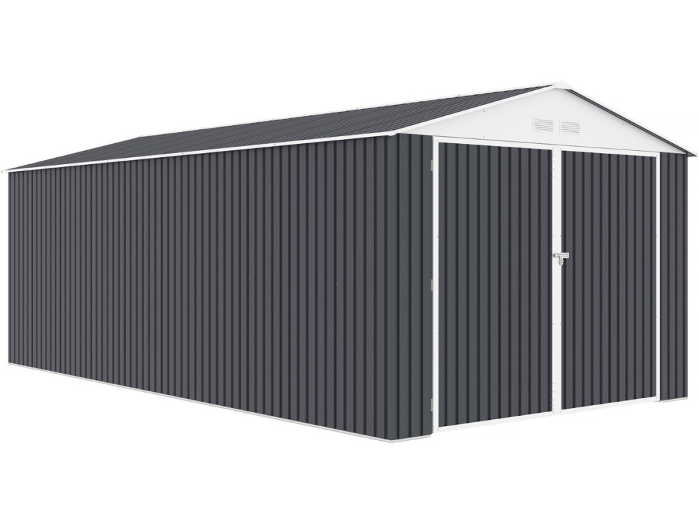 Metallgarage „Houston" 18,56 m²  - Anthrazit