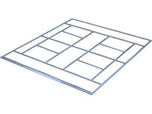 Fundament für Gerätehaus "Rosas" - 10,85 m²