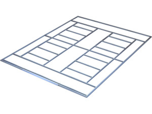 Fundament für Gerätehaus "Dallas" und "Vegas" - 15 m²