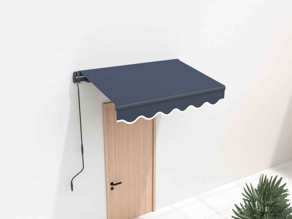 Aluminium-Markise „Ombra 1“ - 160 x 120 cm - Grau