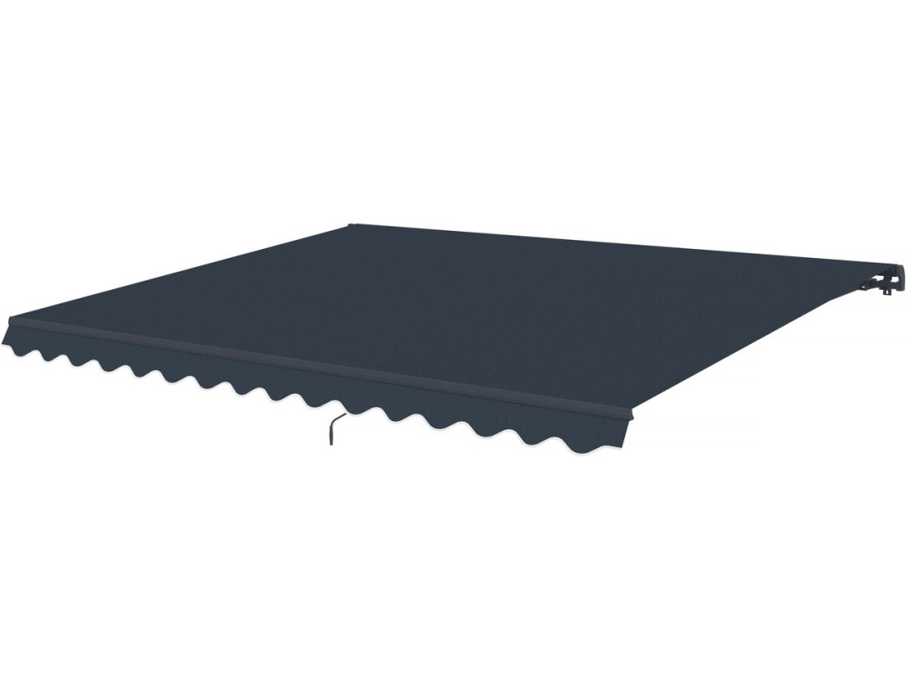 Aluminium-Markise „Ombra 4“ - 395 x 300 cm - Grau
