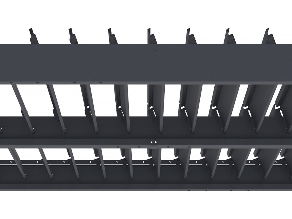 Bioklimatische Pergola mit Led "Windsor Premium" aus Aluminium 3 x 4 m - Grau
