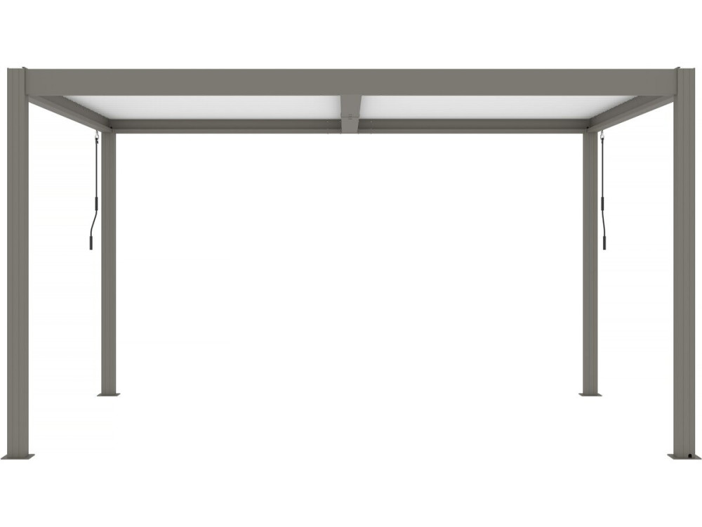 Bioklimatische Pergola "Windsor" - 3 x 4 m - Taupe