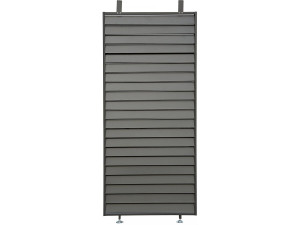 Jalousie für bioklimatische Pergola aus verzinktem Stahl "Clifford" - 92 x 4 x 208 cm - Grau