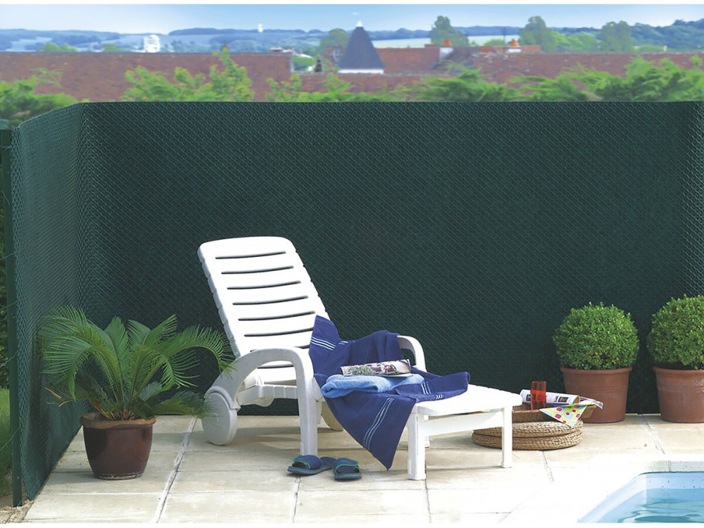 Synthetischer Sichtschutz - Tandem - 1.00 x 25 m - Grün