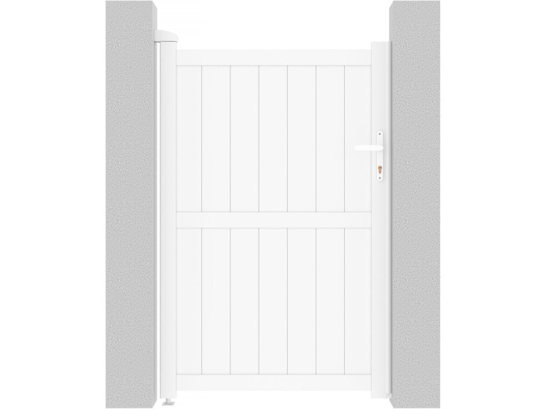Gartentor aus Aluminium "Lola" - 101,2 x 155,9 cm - Weiß