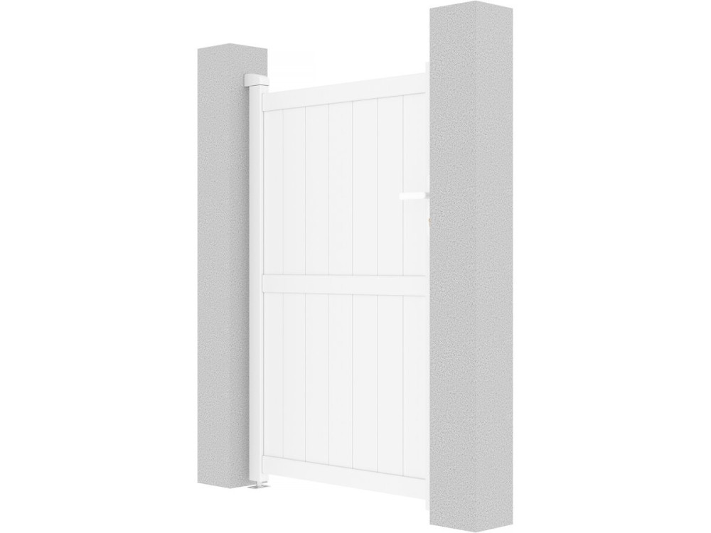 Gartentor aus Aluminium "Lola" - 101,2 x 155,9 cm - Weiß