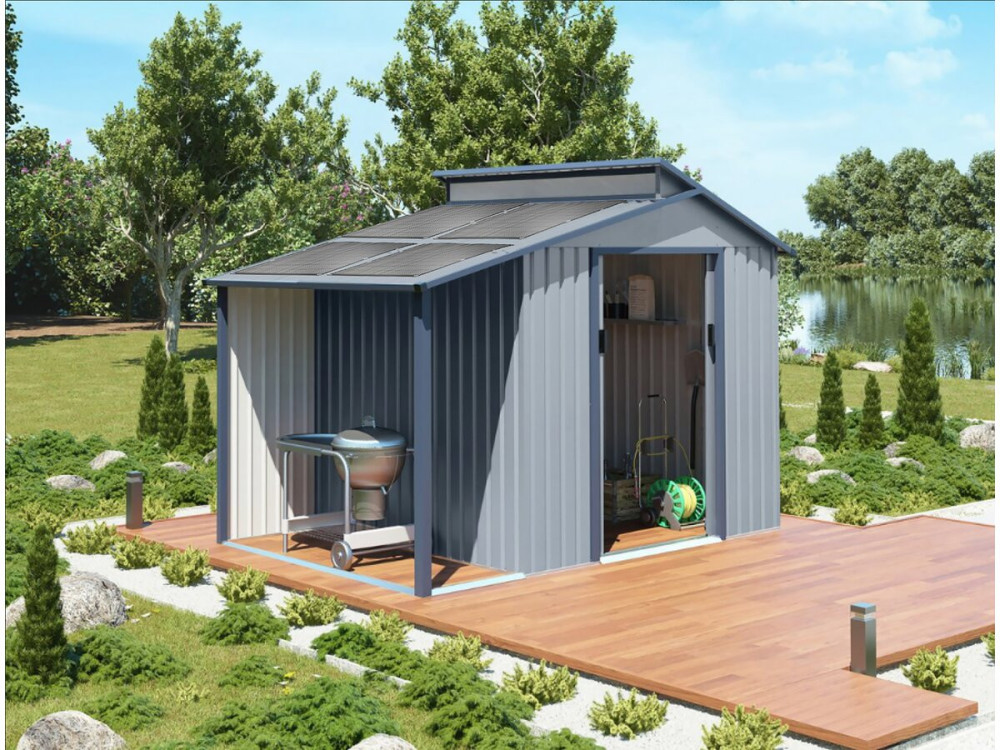 Flexibles Solarpaneel 2er-Set Plug and Play  - 400 W "Urban center" - Schwarz