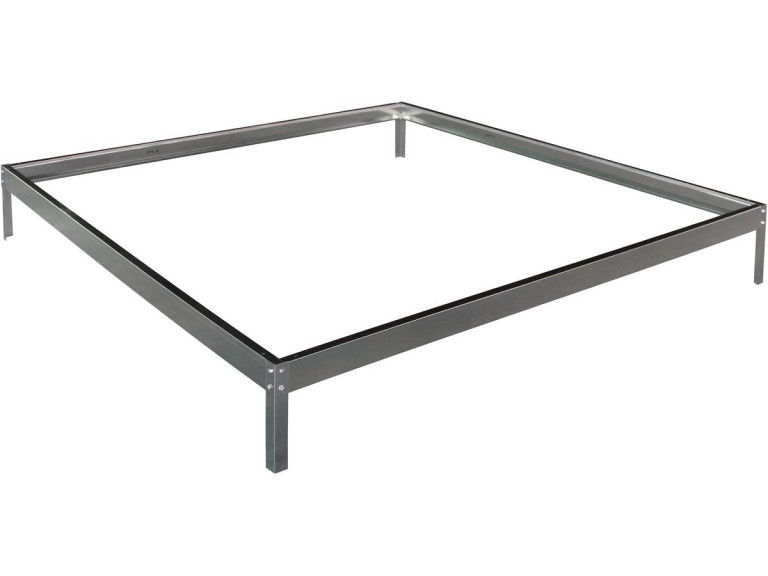 Bodenaufsatz für Gartengewächshaus aus Polycarbonat "Hortensia"  - 3,65 m² - 192 x 190 x 8 cm