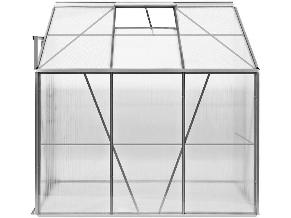 Polycarbonat-Anlehngewächshaus "Dill" 190 x 125 x 195 cm - 2,37 m²