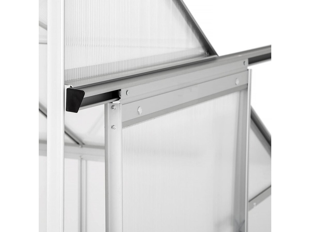 Polycarbonat-Anlehngewächshaus "Dill" 190 x 125 x 195 cm - 2,37 m²