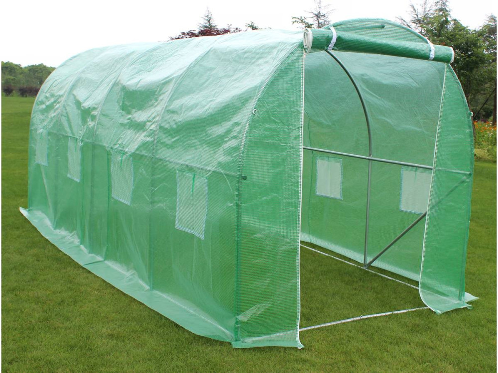 TUNNELGEWÄCHSHAUS FÜR DEN GARTEN ALTHEA  - 9 m² - 4,5 x 2 x 2