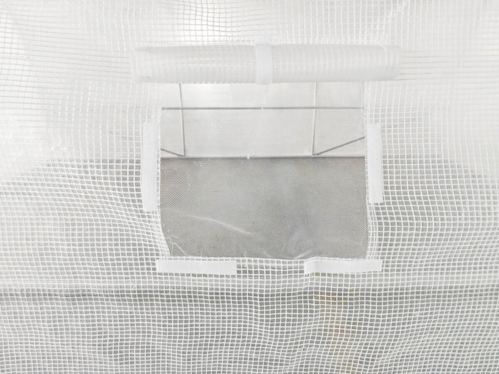 Tunnelgewächshaus mit Tür „Mimosa” 3 x 2 M – 180 g – 6 M² - Weiß