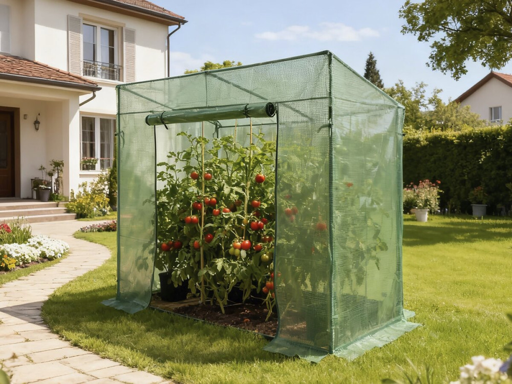 Garten-Tomatengewächshaus – „Lys“ – 1.6 M² – 130 g - Grün