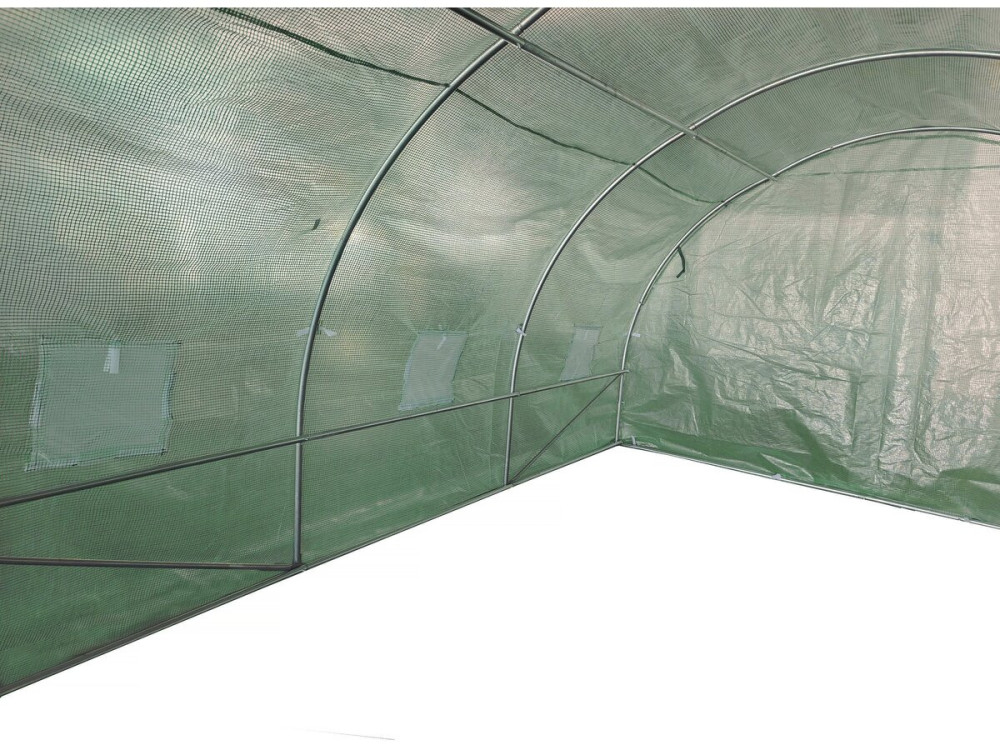 Tunnelgewächshaus für den Garten „Lys“ – 4 x 3 M - 12 M² - 140 g – Grün
