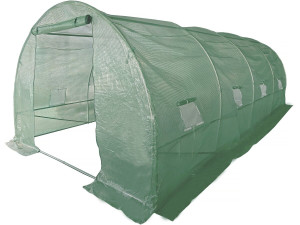 Tunnelgewächshaus für den Garten „Lys“ – 6 x 3 M - 18 M² - 140 g – Grün