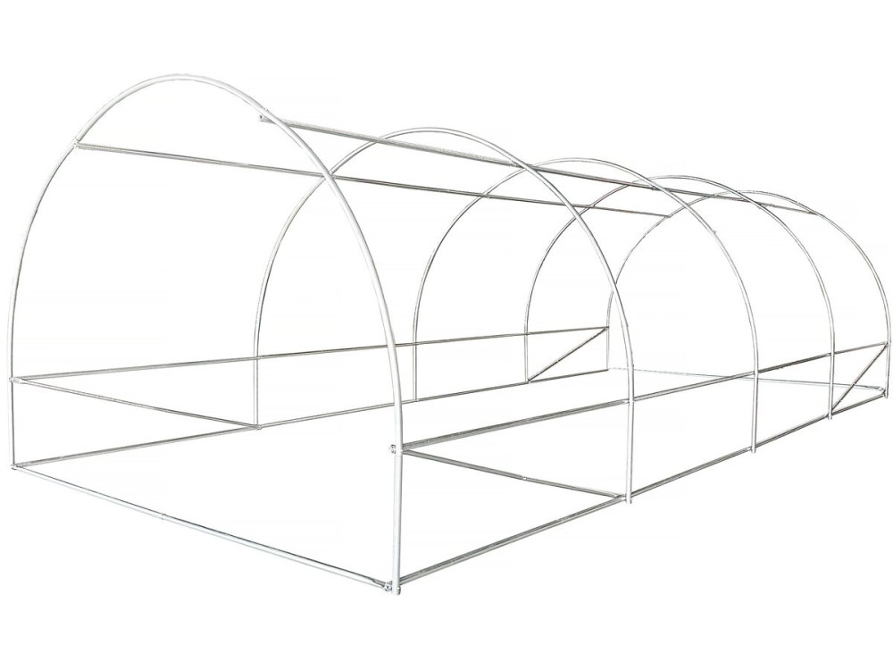 Tunnelgewächshaus für den Garten „Lys“ – 6 x 3 M - 18 M² - 140 g – Grün